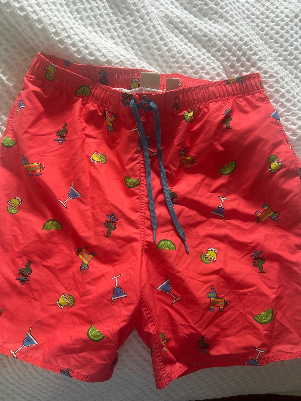 Men’s Swim Trunks Sz XL Worn Once Inseam 9”